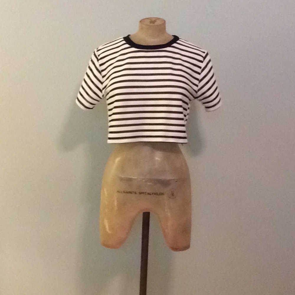 Striped Crop Top
